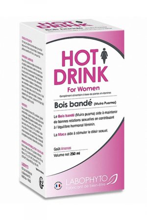 Complément alimentaire aphrodisiaque - HOT DRINK Femme bois bandé 250 ml