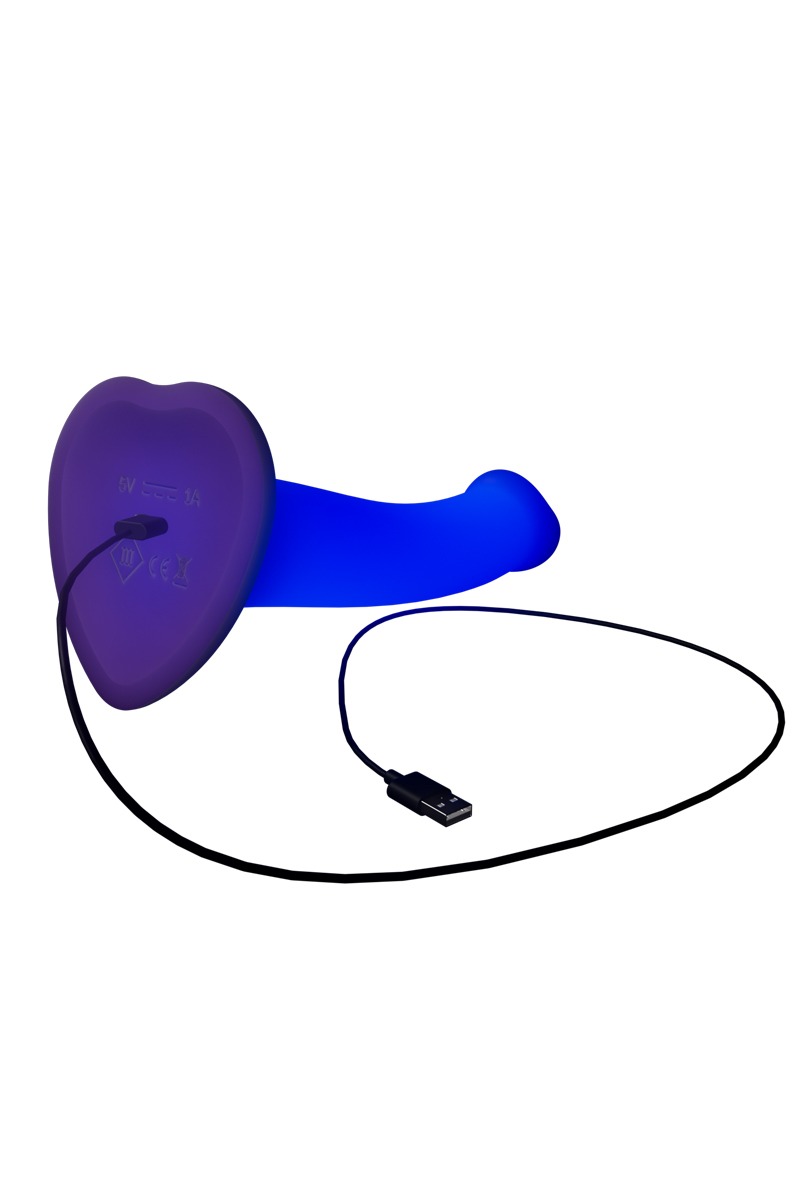 Dildo lumineux violet - Strap-On-Me – Image 2