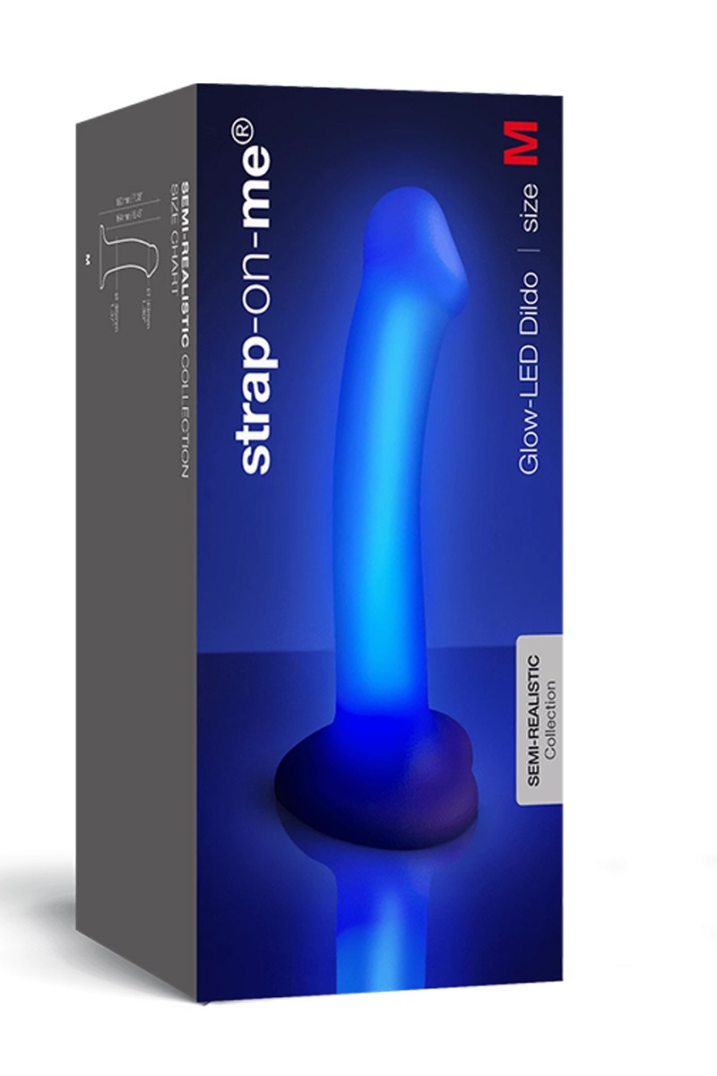 Dildo lumineux violet - Strap-On-Me – Image 5