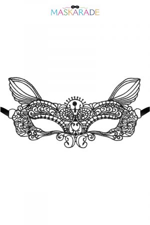 Loup broderie souple Pleine Lune