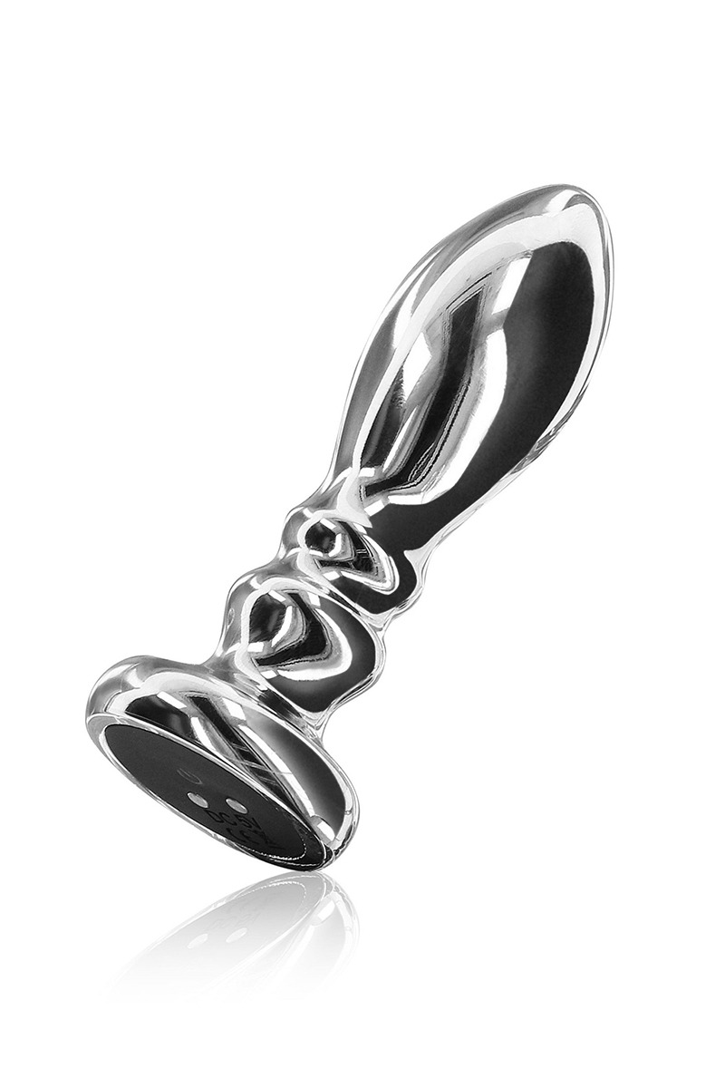 Plug anal vibrant en métal The Slider L