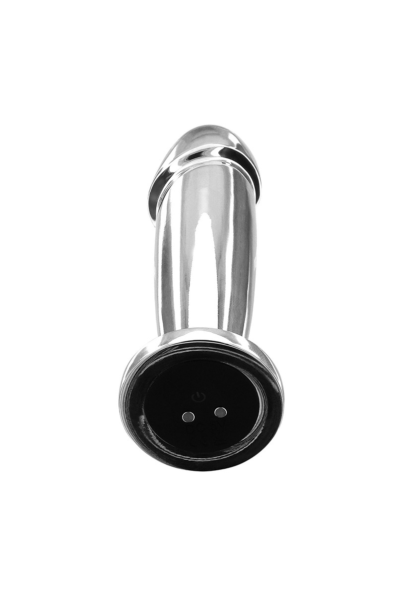 Plug anal vibrant en métal The Intruder – Image 2