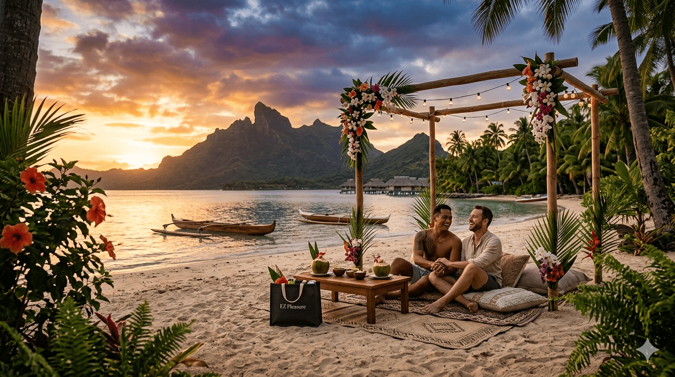 🔮 L’Univers Gay en Polynésie : S’épanouir à Tahiti et Papeete avec le Sex Shop EZ Pleasure